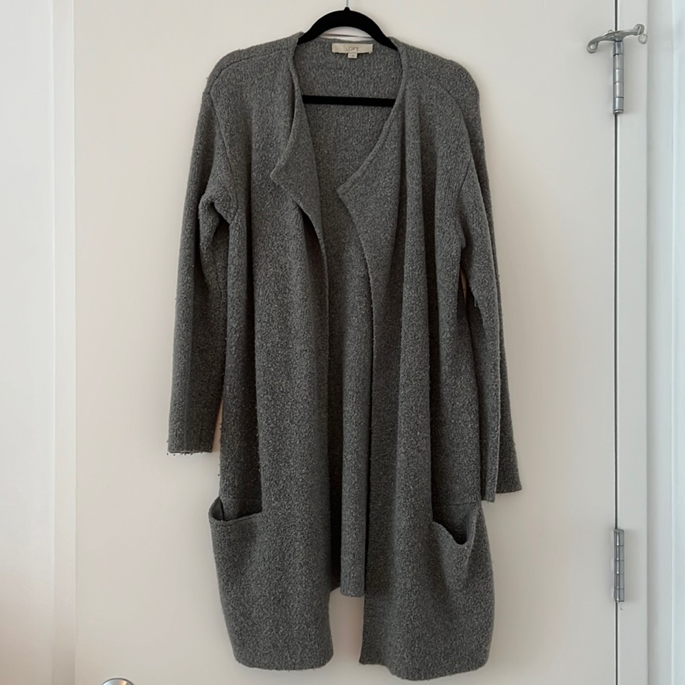 LOFT long open coat